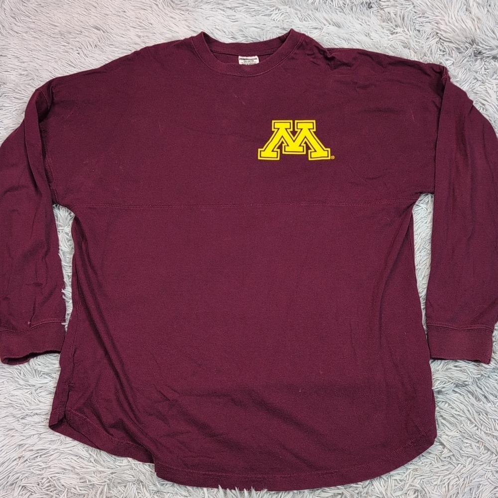 Minnesota Golden Gophers‎ Shirt Mens S Maroon Long Sleeve Tee University